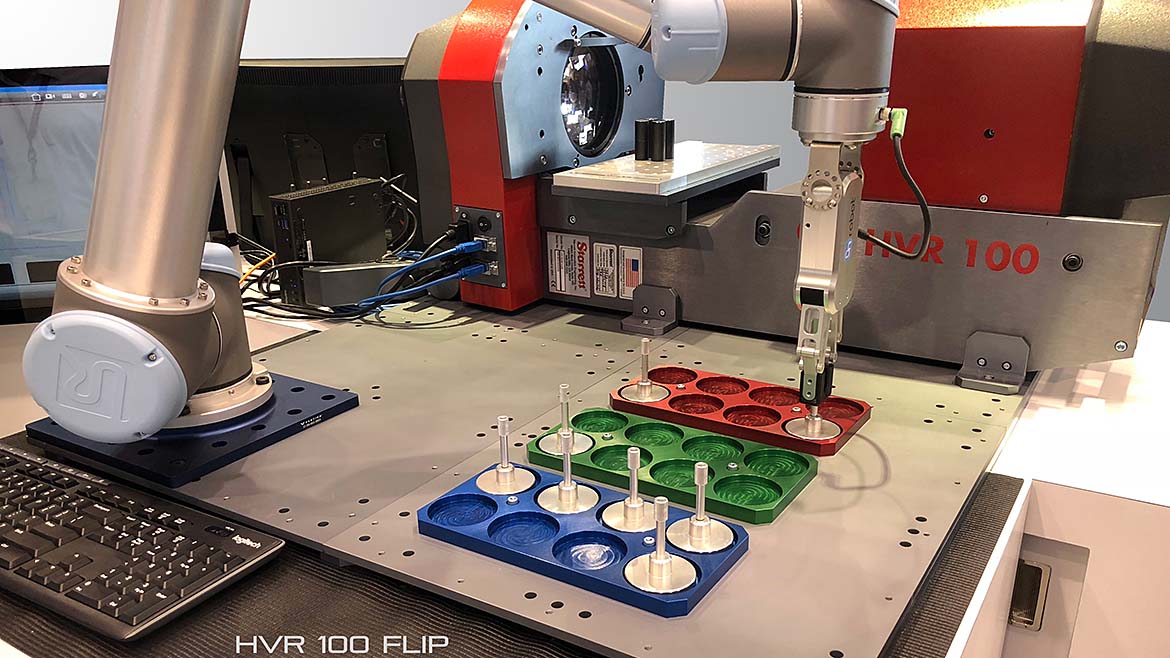 Automating the loading and unloading of parts for inspection can increase QC productivity.