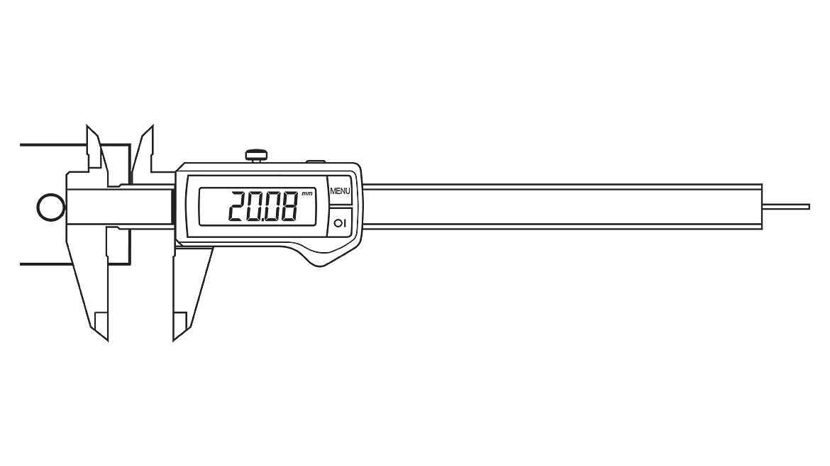 QM 1023 Quality 101 Digital Calipers MarCal 16 EWR 4103400 D-Step