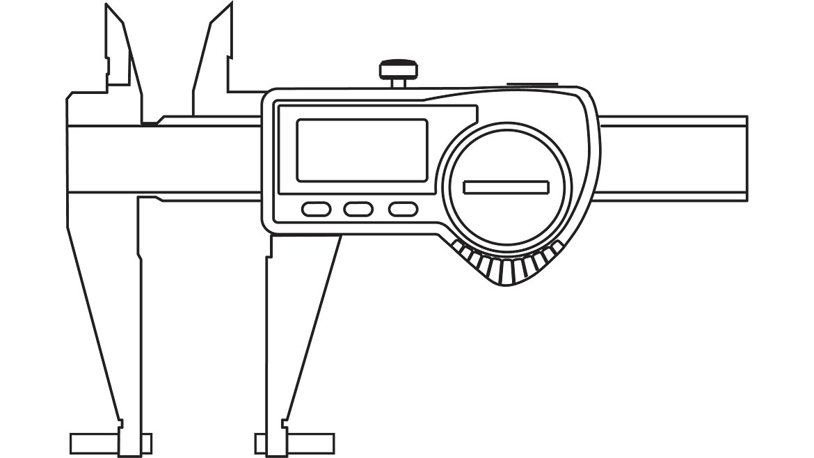 QM 1023 Quality 101 Digital Calipers MarCal ZE Universal Caliper