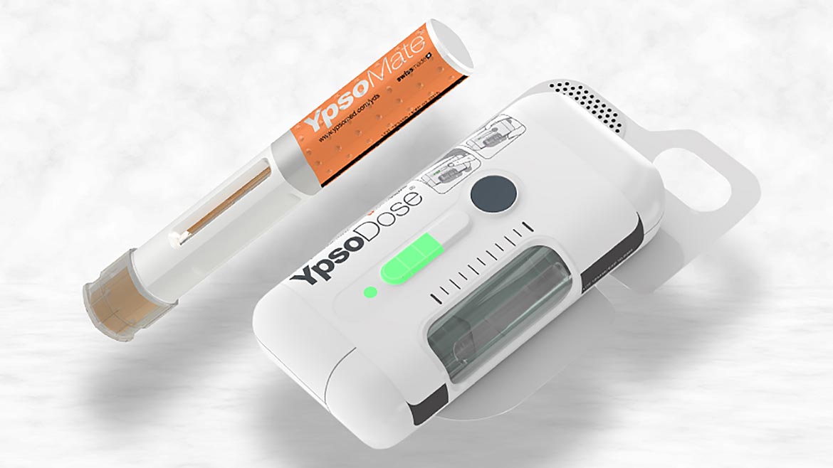 Medical: YpsoMate – The 2-step autoinjector and YpsoDose – Pre-assembled patch injector