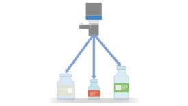 Vision & Sensors Lighting Figure 3: Example of beverage application: different size and different working distance